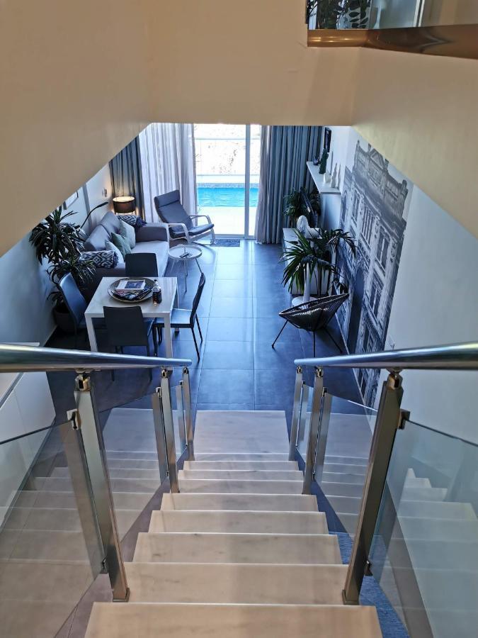 Duplex Maisonette With Heated P-Pool And Jacuzzi San Ġiljan Exterior foto